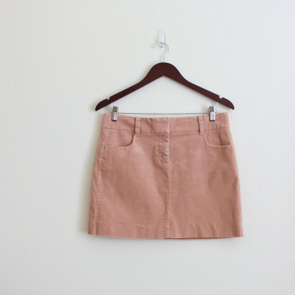 NEW! J. Crew Vintage Corduroy Mini Skirt Pockets - Picture 2 of 5